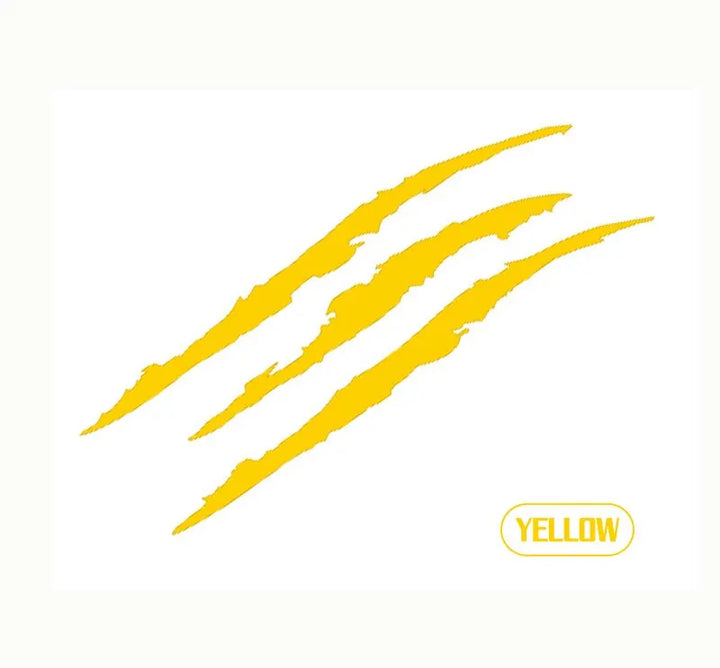 Monster Claw Scratch Decal Reflective Headlight Sticker Vinyl - Carmodza.com