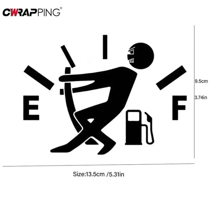 Funny Fuel Tank Sticker Decal | Reflective Vinyl Car Sticker - Carmodza.com