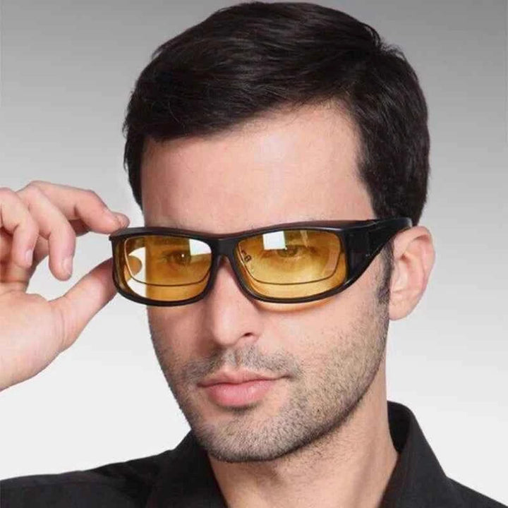 Fitover Night Driving Glasses | Anti-Glare for HD Clarity - Carmodza.com