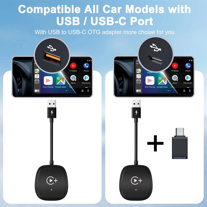 Wireless CarPlay Video Streaming Adapter with Netflix & YouTube - Carmodza.com