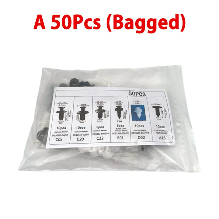 Universal Car Retainer Clips Kit | 100pcs Auto Body Fasteners - Carmodza.com