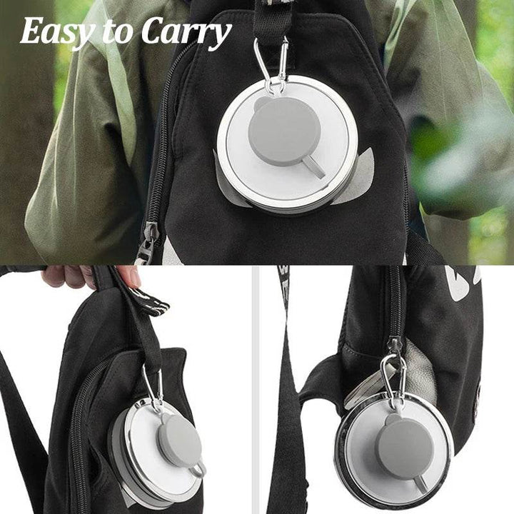 Foldable Car Travel Water Bottle - 500ml Portable Silicone - Carmodza.com