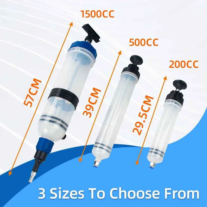 Automotive Fluid Transfer Pump - 1.5L Oil & Fuel Extractor - Carmodza.com