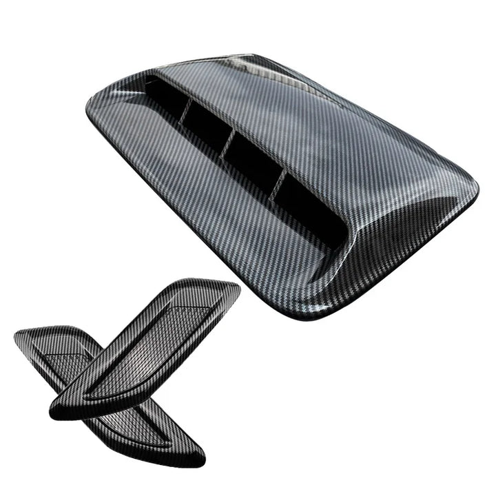 Universal Car Air: Flow Decorative Intake Hood Scoop Bonnet Vent - Carmodza.com