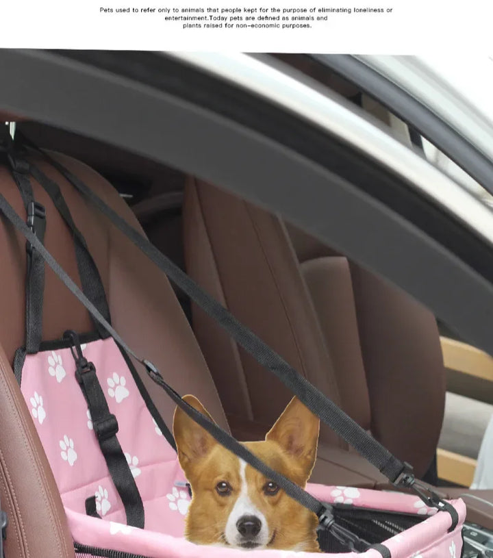 Pet Car Carrier Seat Bag Waterproof for Small Cats & Dogs - Carmodza.com