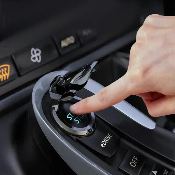 Nissan Engine Start Button Cover | Protective Robot-Style Decor - Carmodza.com