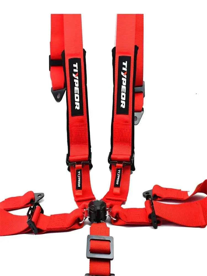 3-Inch Red Racing Harness Seat Belt for Performance Cars - Carmodza.com