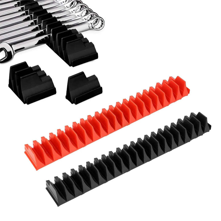 Wrench Rack Wrench Rack Holder Capacity Multifunctional Compact ABS Magnetic Modular Wrench Organizer Wrench Rack Holder