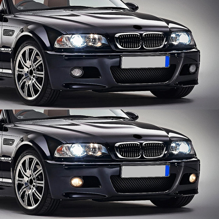 BMW E46 E39 M Fog Lights Smoked Driving Lamp Kit (01-06) - Carmodza.com