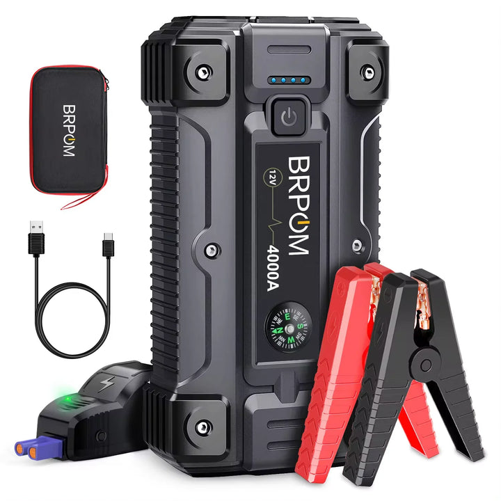 Car Jump Starter 5000A Peak | 26800mAh Power Bank - Carmodza.com