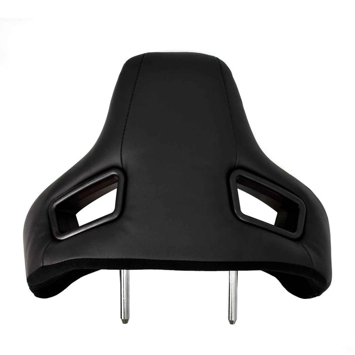 Racing Style Car Headrest Pillows (Pair) - Red & Black Universal Fit - Carmodza.com