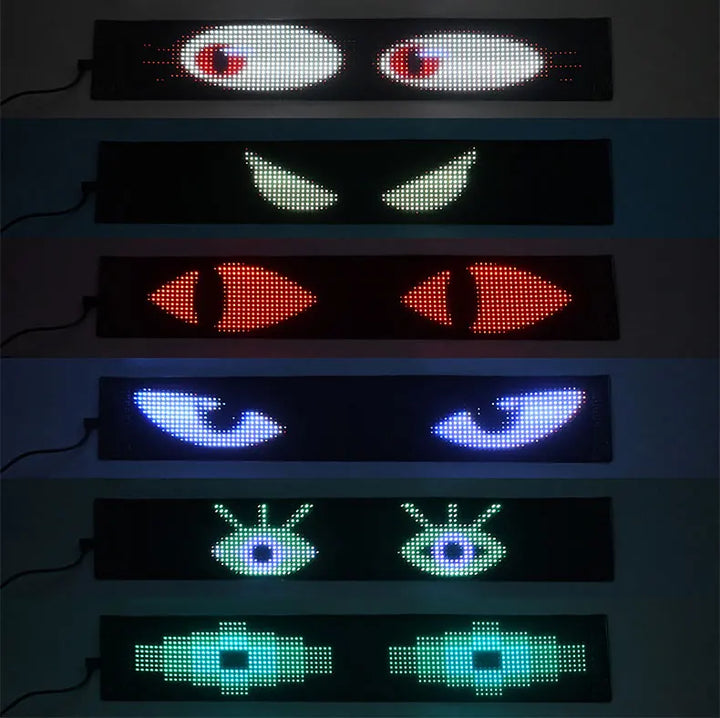 LED Pixel Panel Light for Car Windshield – Remote & APP Control - Carmodza.com