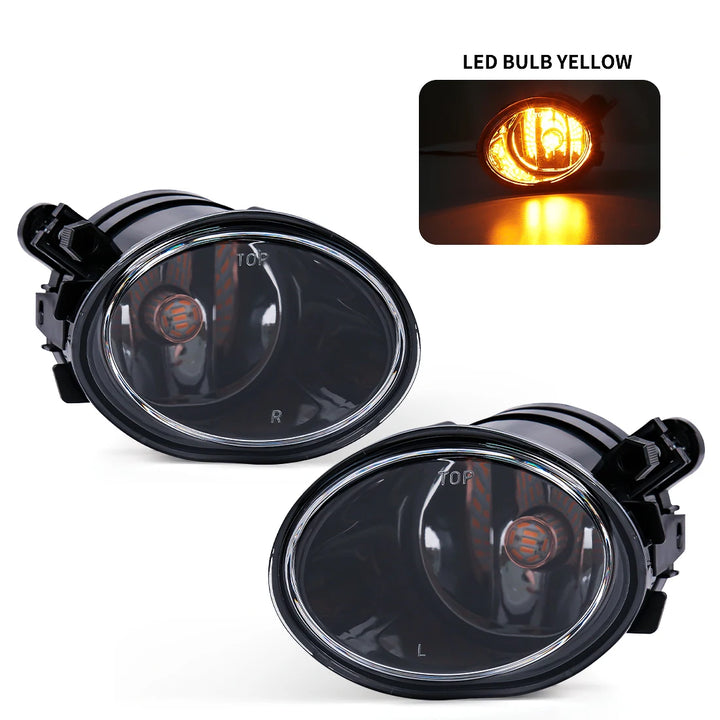 BMW E46 E39 M Fog Lights Smoked Driving Lamp Kit (01-06) - Carmodza.com