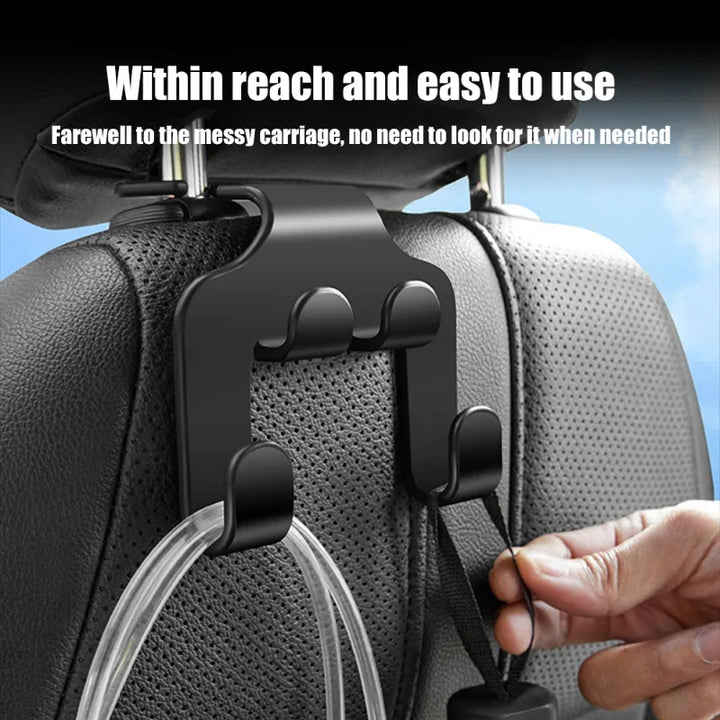 Car Headrest Hook Phone Holder for Purses and Bags (2 Pack) - Carmodza.com