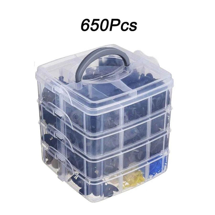 Universal Car Retainer Clips Kit with Fastener Remover Tool - Carmodza.com