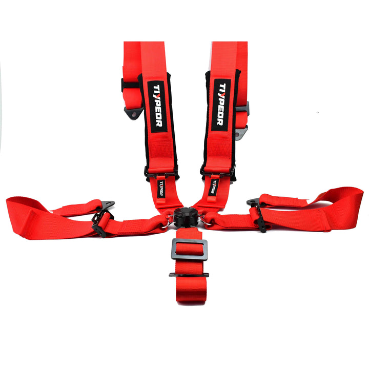 3-Inch Red Racing Harness Seat Belt for Performance Cars - Carmodza.com
