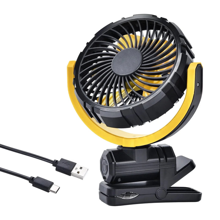 Portable Car Clip-on Fan | Eary USB Rechargeable Mini Cooler - Carmodza.com
