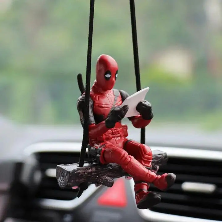 Deadpool Car Pendant for Rearview Mirror Keychain and Decorative Ornaments - Carmodza.com