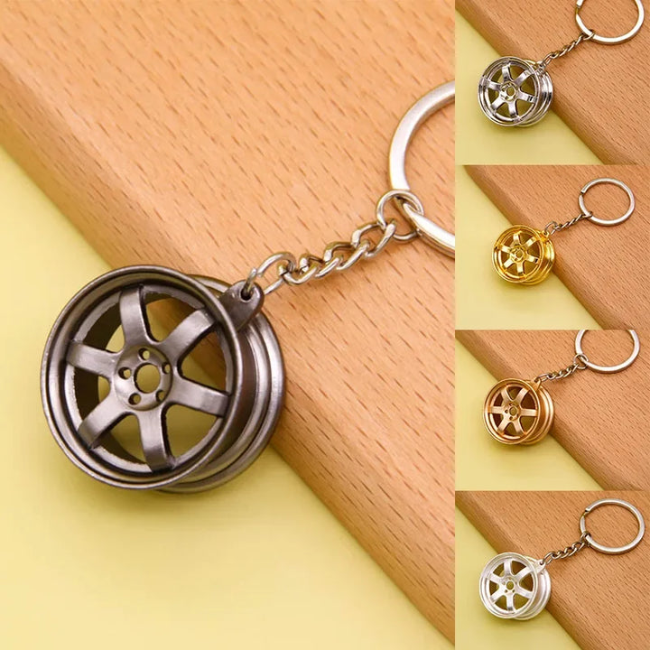 Car Part Enthusiast Metal Keychains | Automotive Themed Keyrings - Carmodza.com