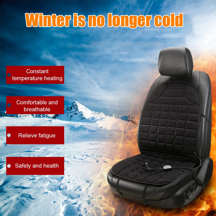 Heated Car Seat Cushion Cover for Ultimate Winter Comfort - Carmodza.com