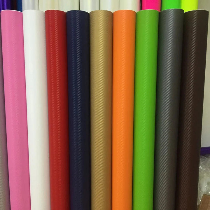 Carbon Fiber Vinyl Wrap Roll | 3D Textured Car Styling Film 30CM x 152CM - Carmodza.com