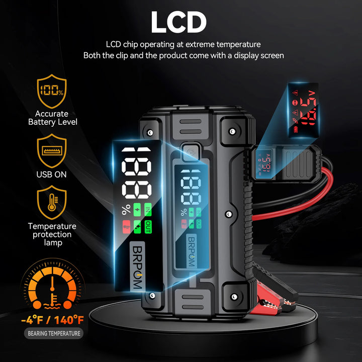 Car Jump Starter 5000A Peak | 26800mAh Power Bank - Carmodza.com