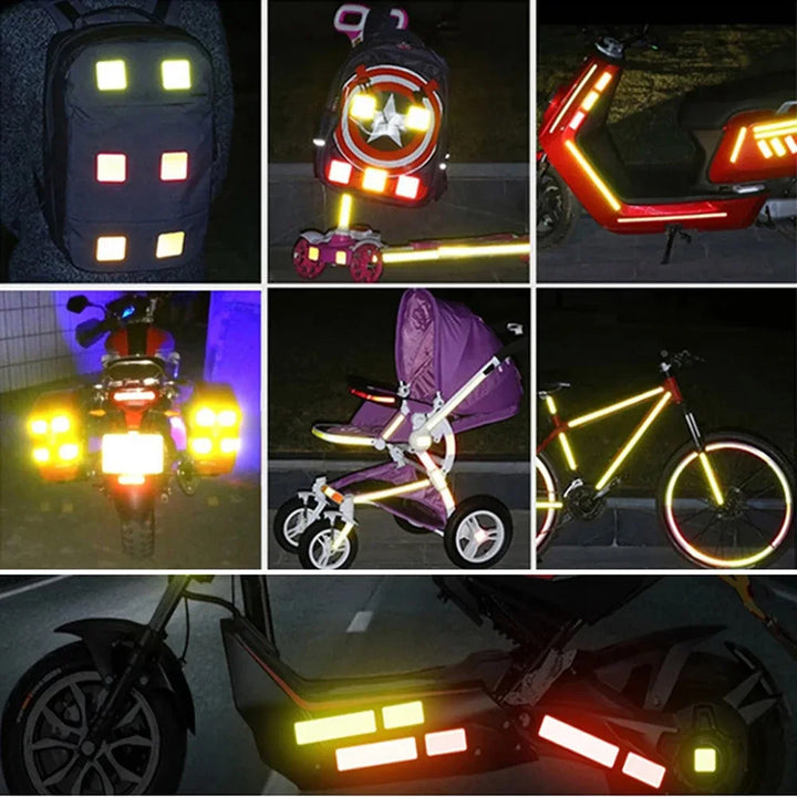 Car Door Reflective Warning Stickers | High-Visibility Safety Decals - Carmodza.com