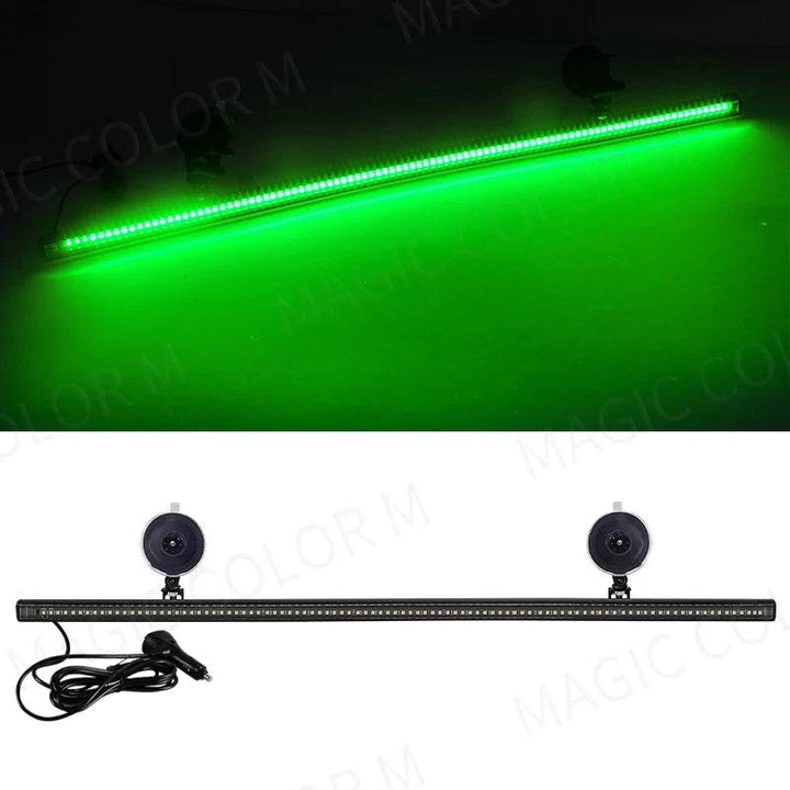 Emergency Windshield Strobe Light Bar with 96 LEDs for Cars & Trucks - Carmodza.com