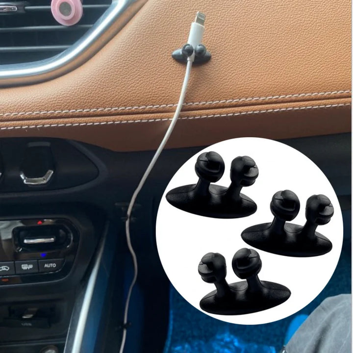 Car Cable Organizer Clips | 16-Pack for Dashboard & Interior - Carmodza.com