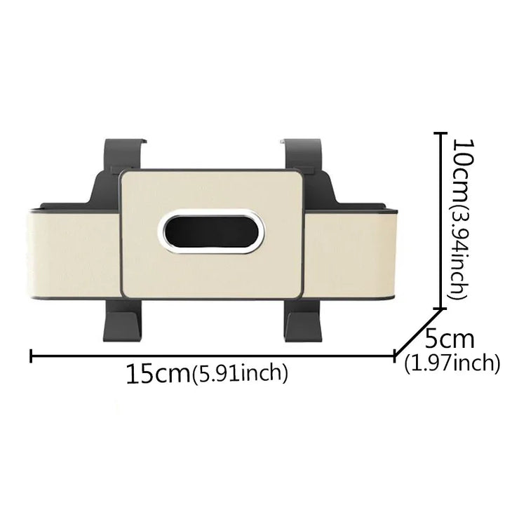 Car Backseat Storage Organizer Box with Cup & Phone Holder - Carmodza.com