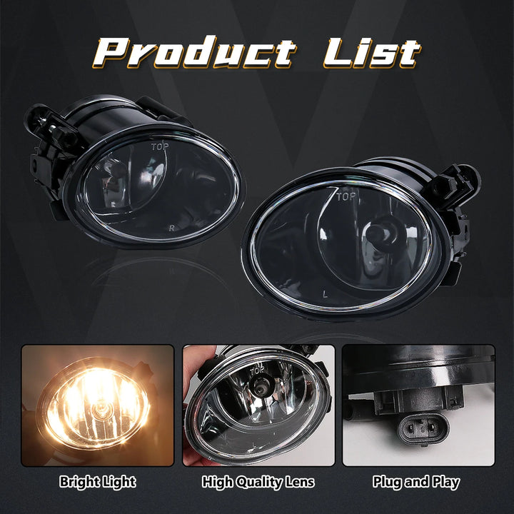 BMW E46 E39 M Fog Lights Smoked Driving Lamp Kit (01-06) - Carmodza.com