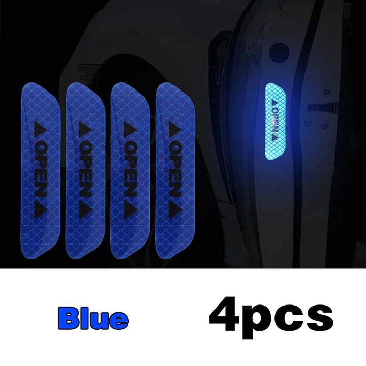 Car Door Reflective Warning Stickers | High-Visibility Safety Decals - Carmodza.com