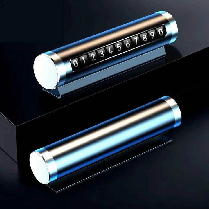 Metal Car Temporary Parking Card Number Plate Stickers - Carmodza.com