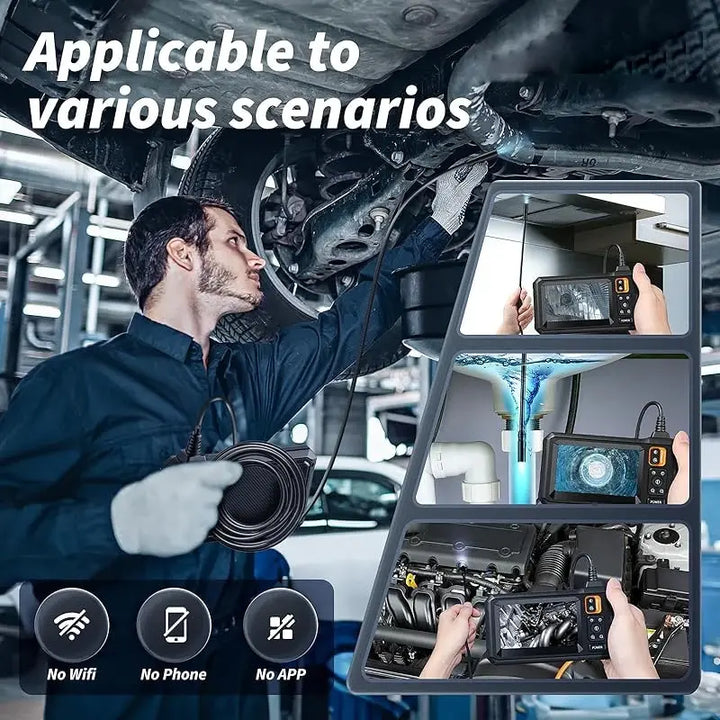 Industrial Endoscope Camera 1080P for Car Repair & Inspection - Carmodza.com