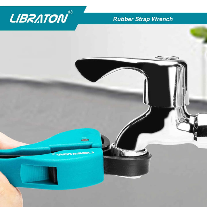 Adjustable Rubber Strap Wrench Tool for Oil Filters & Jars - Carmodza.com