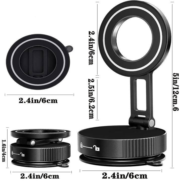 Magnetic Car Phone Holder | 360° Rotation | Carmodza - Carmodza.com