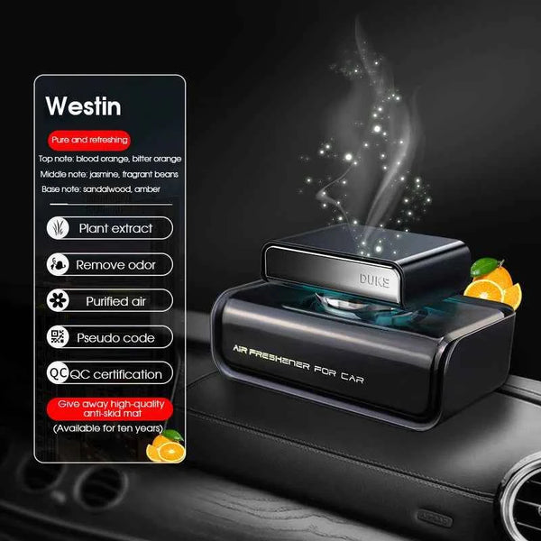 Car Scents Air Freshener: Solar-Powered Aromatherapy Diffuser - Carmodza.com