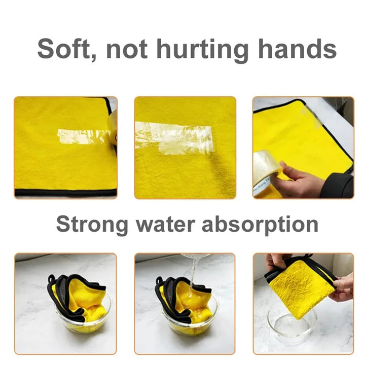 Microfiber Car Cleaning Towels 6pcs Set for Car, Glass & Interior - Carmodza.com