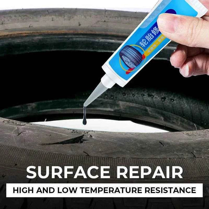 Tire Repair Black Rubber Glue - Strong Adhesive for Tires - Carmodza.com
