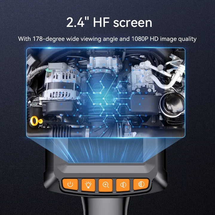 Industrial Borescope Endoscope Camera 4.3" HD 1080P Car Inspection - Carmodza.com