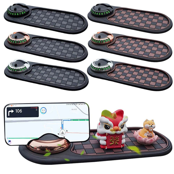 Anti-Slip Car Dashboard Organizer Mat with 360° Phone Holder - Carmodza.com