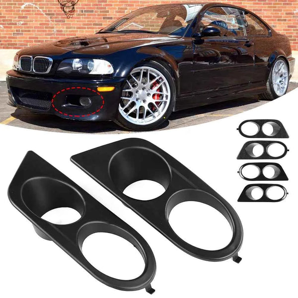 E46 M3 Dual Hole Foglight Cover for BMW (2001-2006) - Carmodza.com