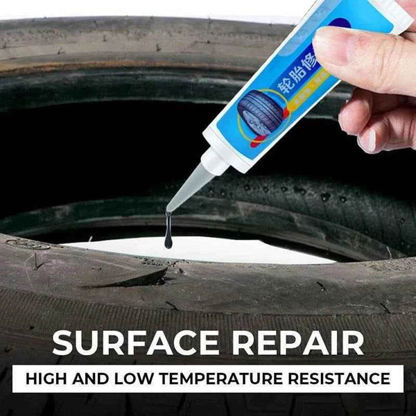 Tire Repair Black Rubber Glue - Strong Adhesive for Tires - Carmodza.com