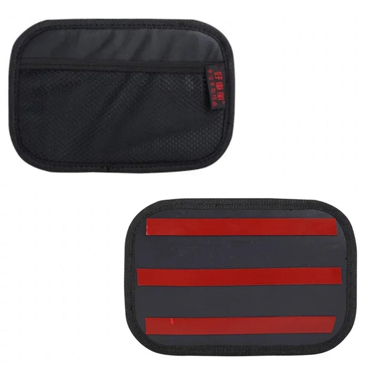 Car Leather Mesh Storage Bag for Phones, Coins & Keys | Car Interior Organizer - Carmodza.com