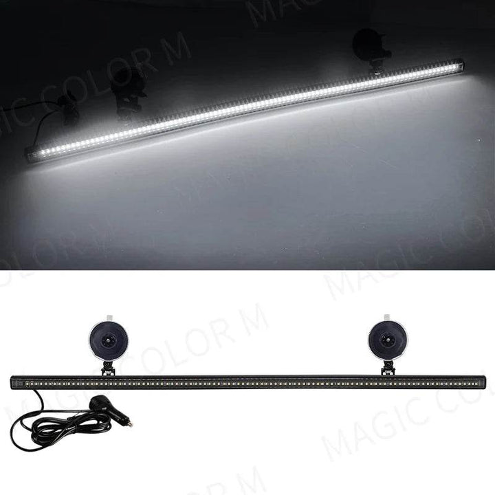 Emergency Windshield Strobe Light Bar with 96 LEDs for Cars & Trucks - Carmodza.com