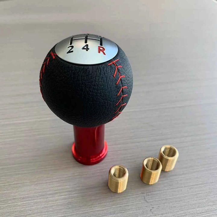 Universal Manual Leather Shift Knob | 5-Speed Ball Shifter - Carmodza.com