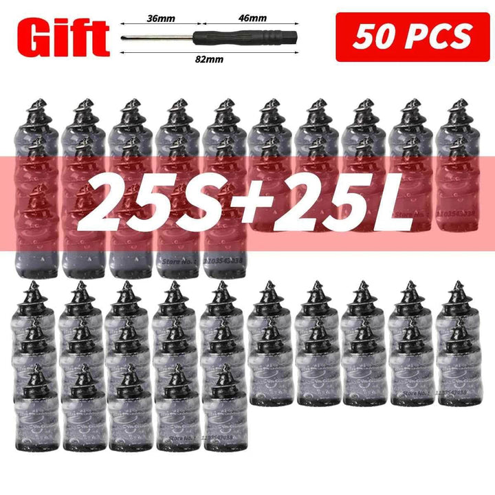 Tyre Repair Rubber Nail Set for Car and Motorcycle - Carmodza.com