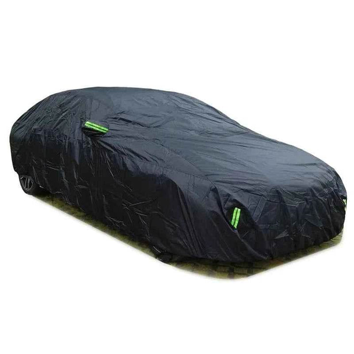 Universal All-Weather Car Cover with Reflective Strips - Carmodza.com