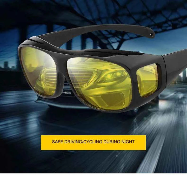 Fitover Night Driving Glasses | Anti-Glare for HD Clarity - Carmodza.com