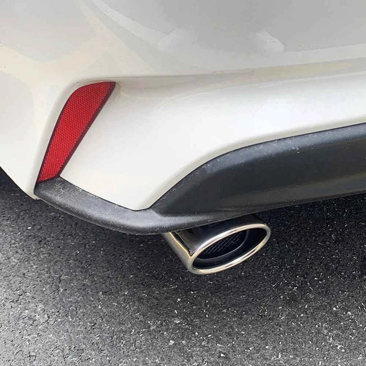 Car Exhaust Tip, 6.3cm Inlet Stainless Steel Exhaust Tips, Chrome Polished Tailpipe Tip, Muffler Tip Pipes for Honda Civic 10th